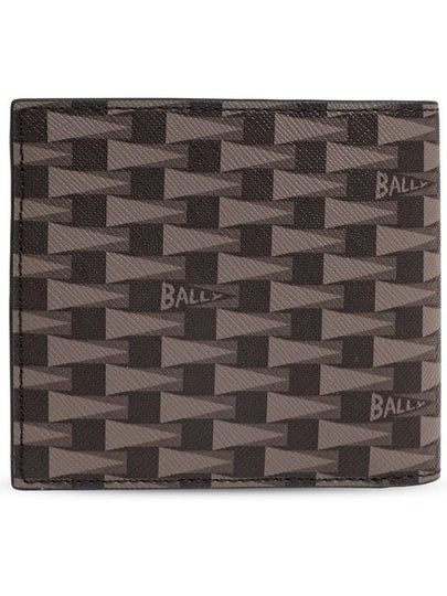 Logo Print Half Wallet Brown - BALLY - BALAAN 2