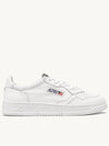 Medalist Goatskin Low Top Sneakers White - AUTRY - BALAAN 3