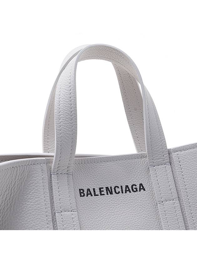 Calfskin Everyday Tote Bag White - BALENCIAGA - BALAAN 9