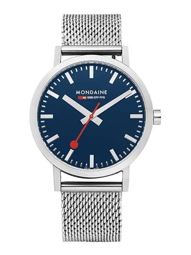 A660 30360 40SBJ Classic Ocean Blue Men s Metal Watch - MONDAINE - BALAAN 2