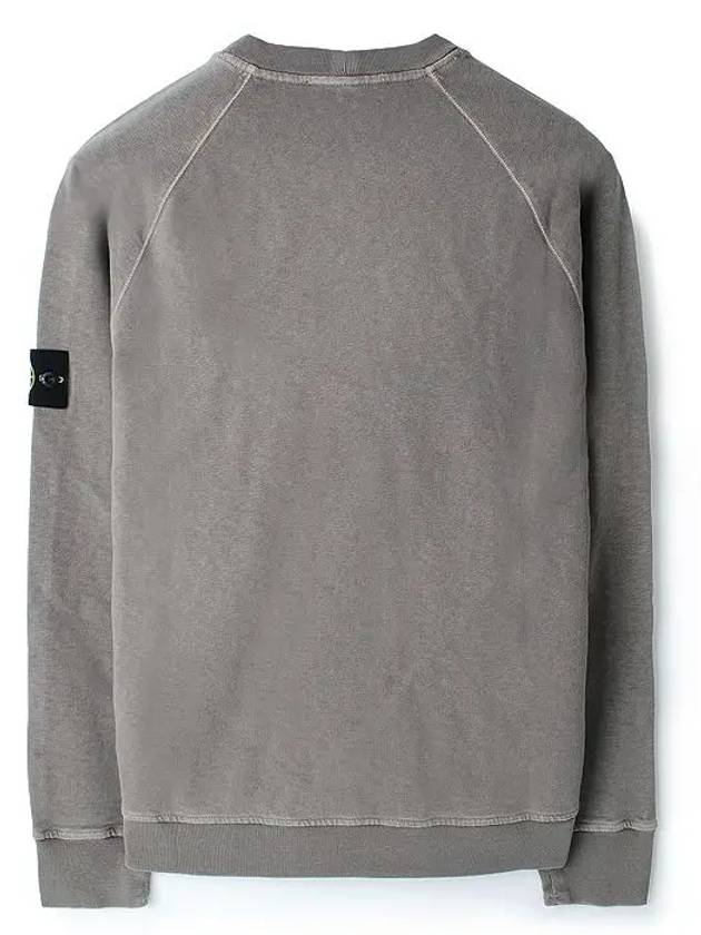 Garment Dyed Malfile Crewneck Sweatshirt Grey - STONE ISLAND - BALAAN 3