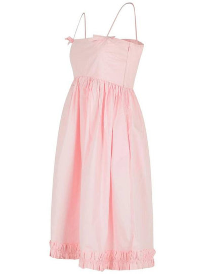 Ganni Pink Cotton Dress - GANNI - BALAAN 2