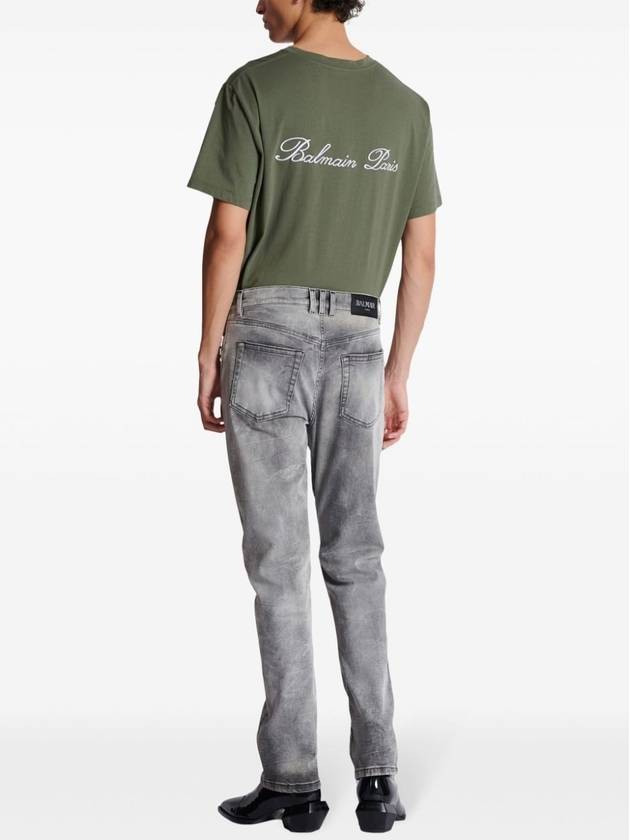 Regular Fit Denim Jeans Grey - BALMAIN - BALAAN 5