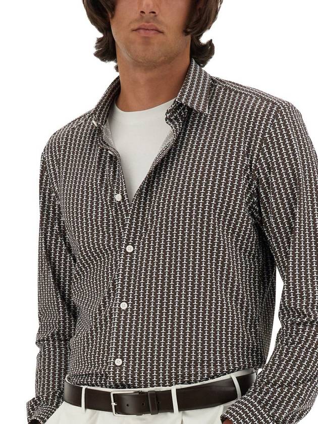 Boss Micro Check Pattern Shirt - HUGO BOSS - BALAAN 4