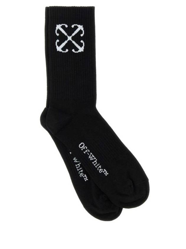 Socks OMRA080C99KNI001 1001 Black - OFF WHITE - BALAAN 1