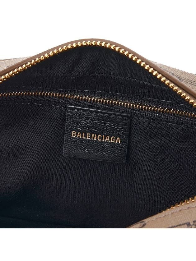 BB Monogram Coated Canvas Signature Small Camera Cross Bag Beige Brown - BALENCIAGA - BALAAN 11