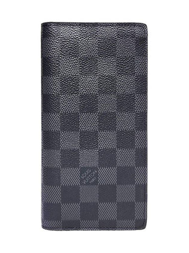 Women s N62665 Damier Graphite Canvas Brazza Wallet Long - LOUIS VUITTON - BALAAN 1