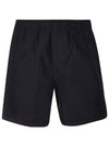 Garment Dying Nylon Shorts Black - STONE ISLAND - BALAAN.