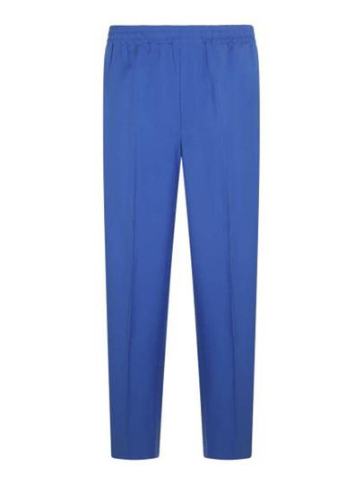 Interlocking G Wool Mohair Track Pants Blue - GUCCI - BALAAN 2