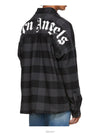 Men s Flannel Overshirt PMGA024S20749023 0901 - PALM ANGELS - BALAAN 4