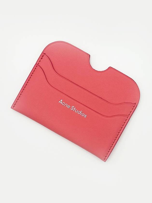 Leather Card Holder Electric Pink CG0234 CJG000 - ACNE STUDIOS - BALAAN 3