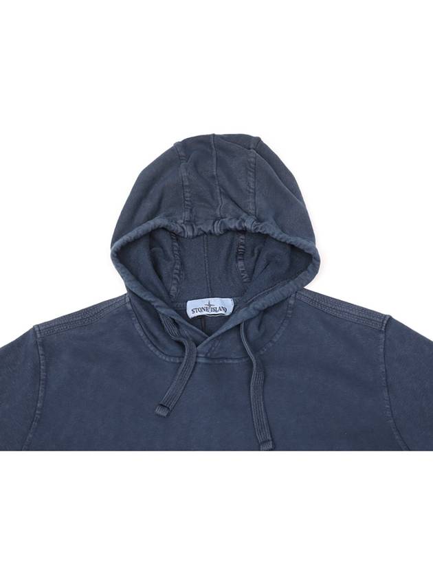 Wappen Patch Hoodie Marine Blue - STONE ISLAND - BALAAN 6