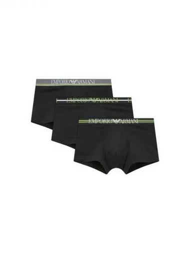 UNDERWEAR Online Exclusive Men s Line Logo Band Drawn 3PACK Black 271615 - EMPORIO ARMANI - BALAAN 1