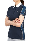 Women's Damai DAMAI Polo Short Sleeve T-Shirt Navy - J.LINDEBERG - BALAAN 6