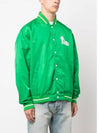 Derby Light Varsity Bomber Jacket Green - PALM ANGELS - BALAAN 6