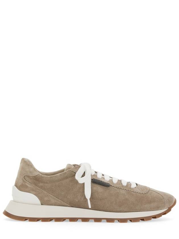 suede low top sneakers brown - BRUNELLO CUCINELLI - BALAAN 6