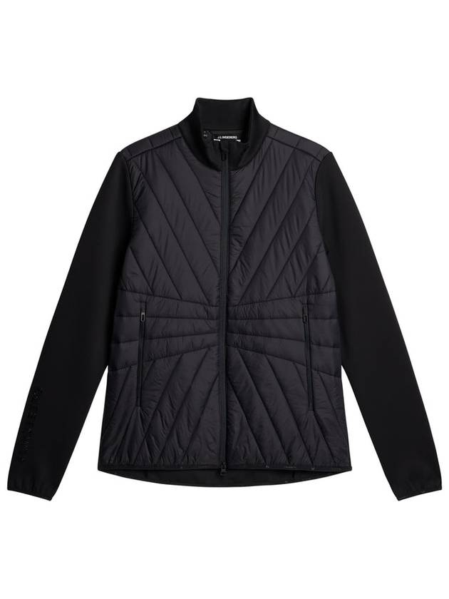 Women's Holma Quilt Hybrid Jacket Black - J.LINDEBERG - BALAAN 2