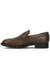 Men's Penny Slot Loafers Brown - TOD'S - BALAAN.