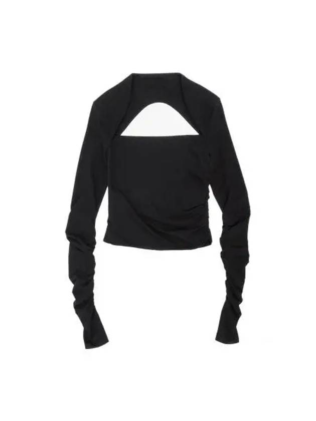 Squareneck Long Sleeve T-Shirt Black - HELMUT LANG - BALAAN 2