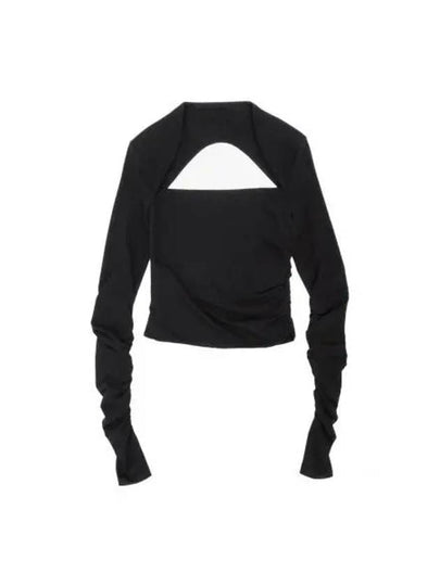 Squareneck Long Sleeve T-Shirt Black - HELMUT LANG - BALAAN 2