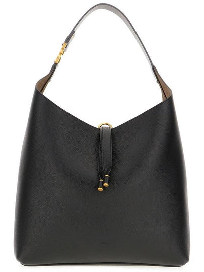 Marcie Grained Leather Hobo Shoulder Bag Black - CHLOE - BALAAN 2