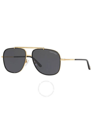 Tom Ford Benton Grey Pilot Unisex Sunglasses FT0693 30A 58 - TOM FORD - BALAAN 1