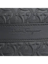 Gancini Embossed Travel Cross Bag Black - SALVATORE FERRAGAMO - BALAAN 8