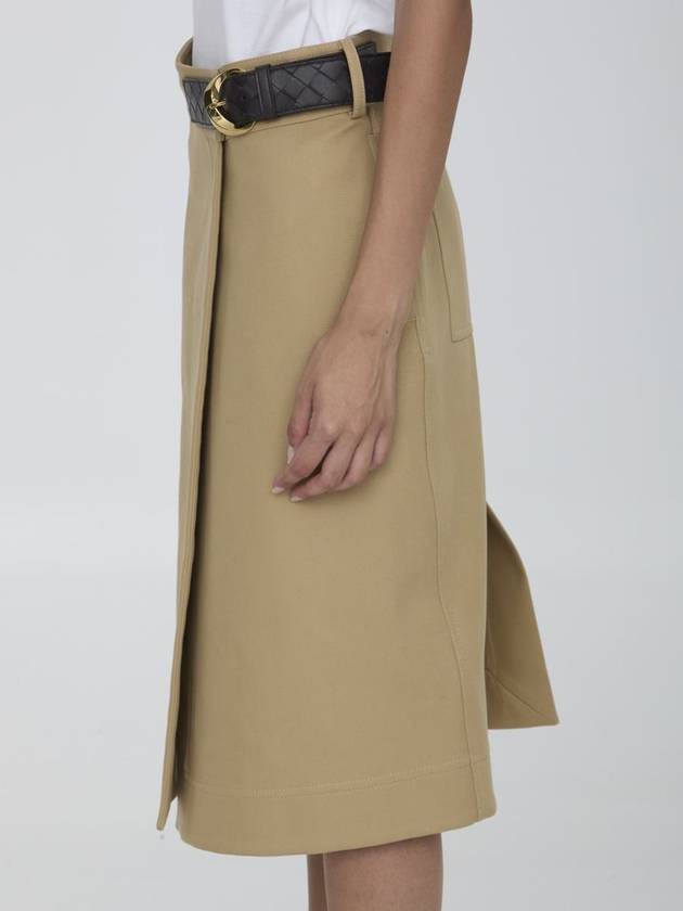 Wrap Midi Skirt - BOTTEGA VENETA - BALAAN 3