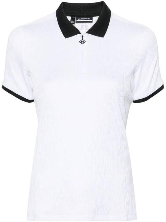 Izara Ribbed Polo Shirt GWJT09001 - J.LINDEBERG - BALAAN 1