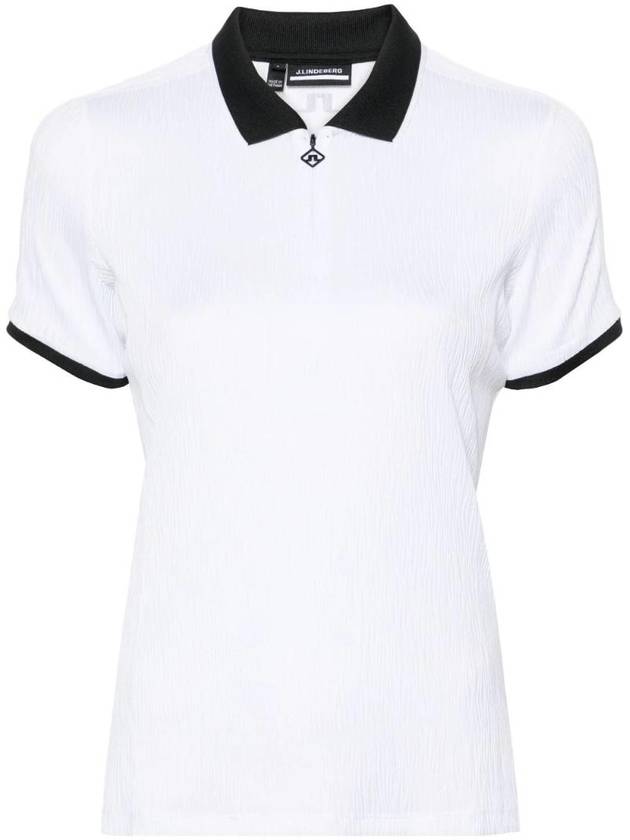 Izara Ribbed Polo Shirt GWJT09001 - J.LINDEBERG - BALAAN 1