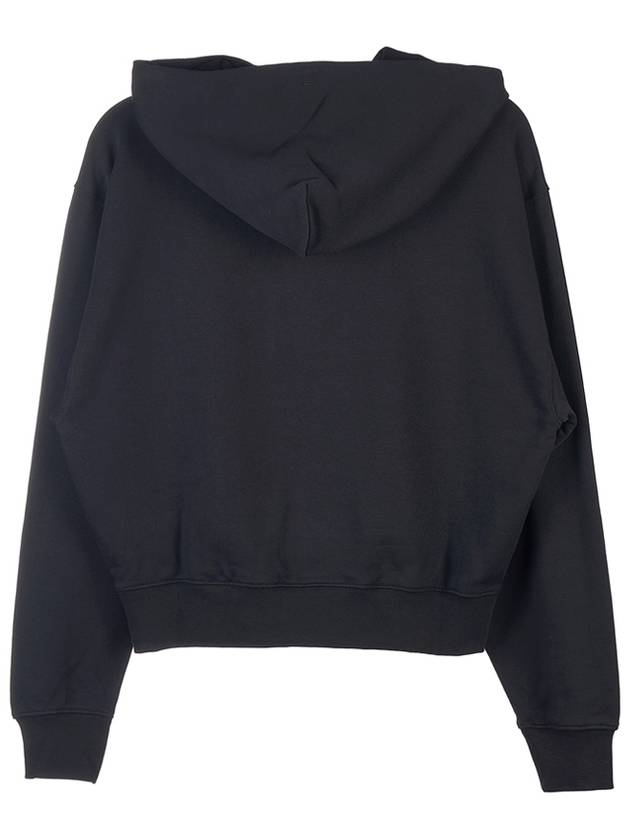 Women's Tiger Logo Cotton Hooded Top Black - KENZO - BALAAN.