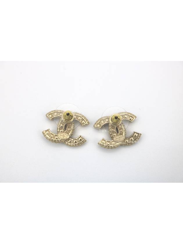 Metal Earrings Diamantes & Gold Crystal - CHANEL - BALAAN 5