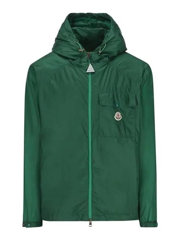 SAMAKAR_847 Green windbreaker hooded jumper jacket - MONCLER - BALAAN 1