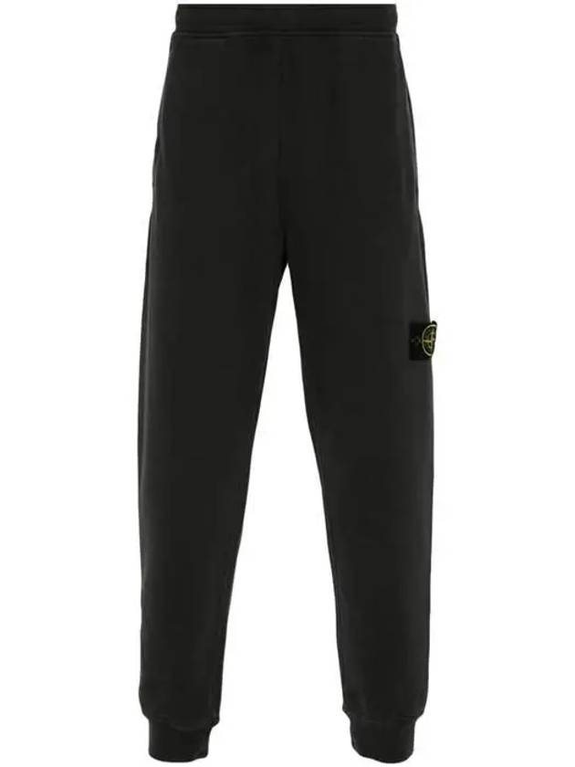 Signature Wappen Patch Cotton Baggy Pants Lead Grey - STONE ISLAND - BALAAN 2