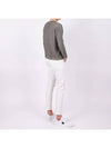 Semi-over fit khaki washed long sleeve knit tee NIT115 - IKALOOOK - BALAAN 7