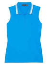 Women's Tech Nylon Polo Sleeveless Blue - G/FORE - BALAAN 2