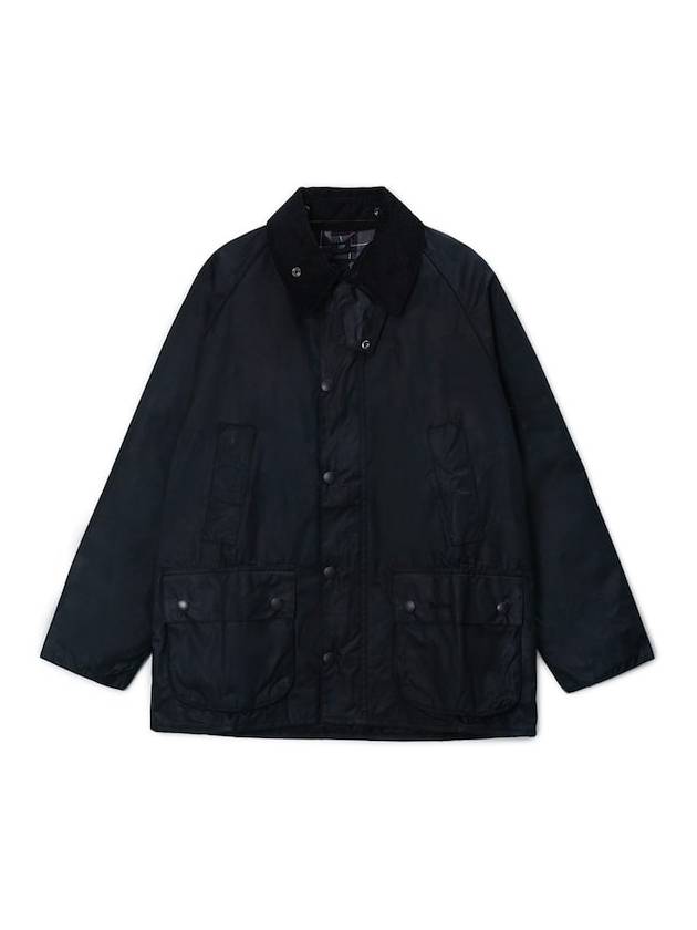 Bedale Wax Half Lined Jacket Black - BARBOUR - BALAAN 2