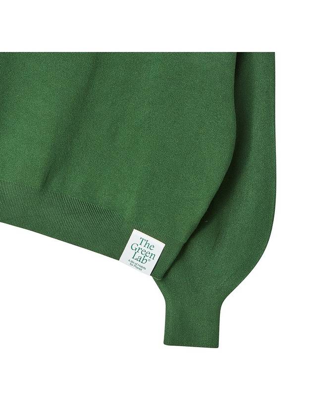 Half Zip-Up Pullover Hoodie Green - THE GREEN LAB - BALAAN 10