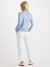 Talk Buddy To Me Crew Neck Merino Wool Knit Top Sky Blue - G/FORE - BALAAN 4