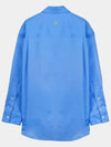 Women's Cotton Shirt Blue M241SH08814L - WOOYOUNGMI - BALAAN 2