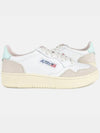 Medalist Suede Mint Tab Low Top Sneakers White - AUTRY - BALAAN 3