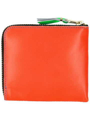 Comme Des Garçons Super Fluo Small Zip Coin Wallet - COMME DES GARCONS - BALAAN 1