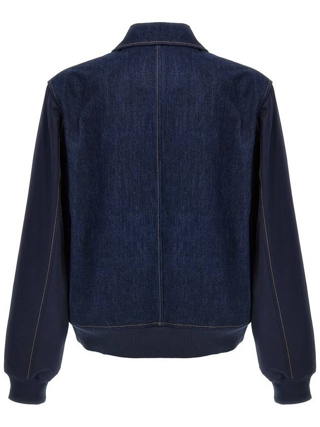 Wales Bonner 'The Echo Denim Varsity' Jacket - WALES BONNER - BALAAN 2