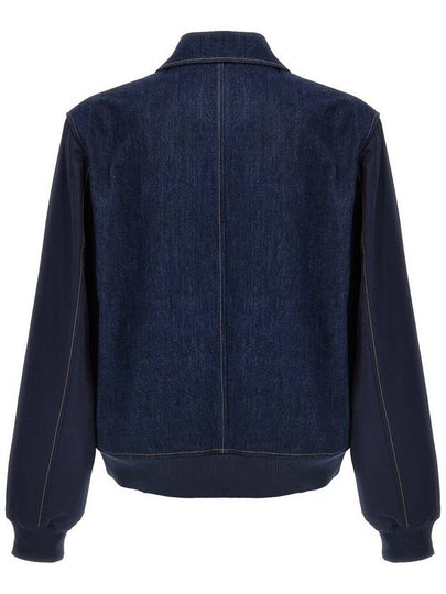 Wales Bonner 'The Echo Denim Varsity' Jacket - WALES BONNER - BALAAN 2