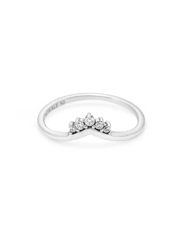 Tiara Wishbone Ring Silver - PANDORA - BALAAN 2