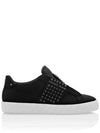 star studded low-top sneakers black - PHILIPP PLEIN - BALAAN 4