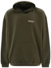 Men's Political Campaign Large Fit Hoodie Khaki - BALENCIAGA - BALAAN 3