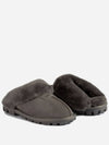 Australia Ozwear UGG Slippers Winter Natural Fur Shoes Indoor OZ114II Gray - OZWEAR UGG - BALAAN 3