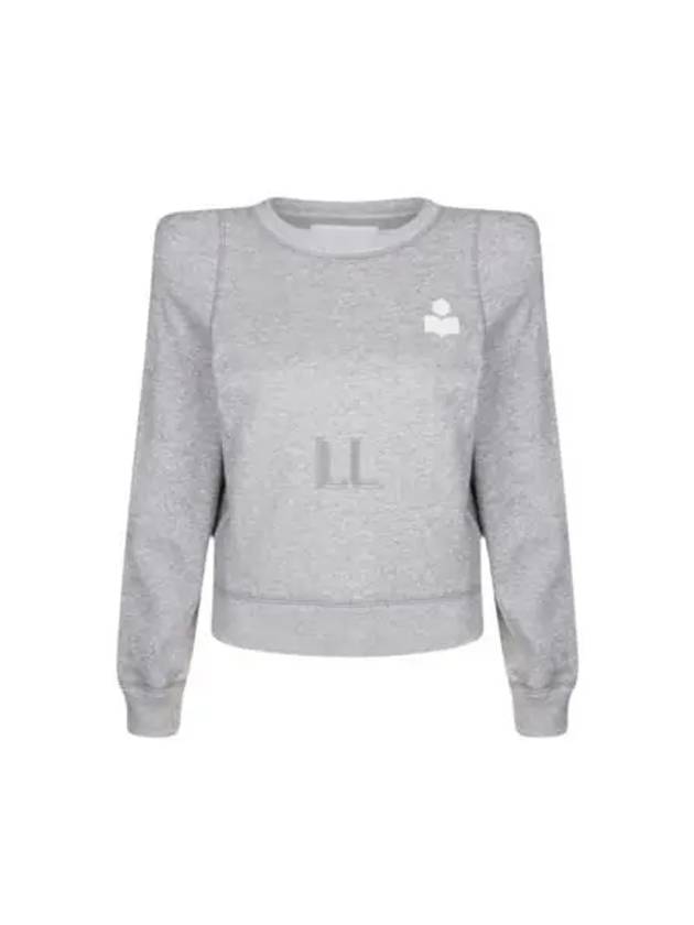 PrissaLogo Print Sweatshirt Grey - ISABEL MARANT - BALAAN 2