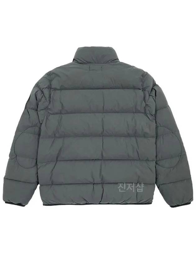 Seamless Tunnel Nylon Down Padding  Lead Gray - STONE ISLAND - BALAAN 4